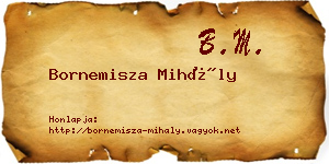 Bornemisza Mihály névjegykártya